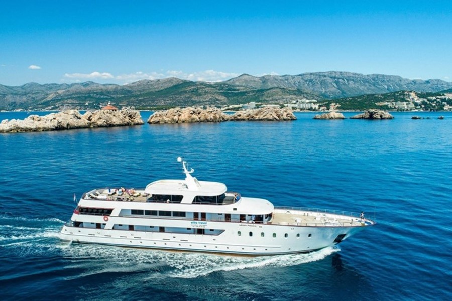 Inselhüpfen Yacht Kreuzfahrt Deluxe Adriatic Princess SPU