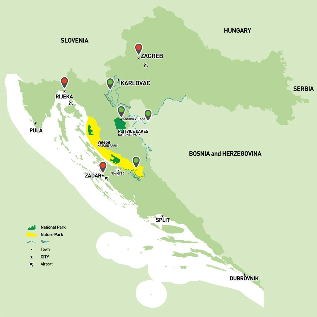 kroatien aktivferien rundreise